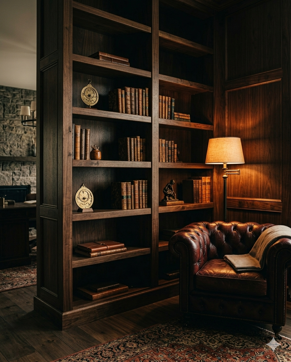 Holt Walnut Shelving Unit