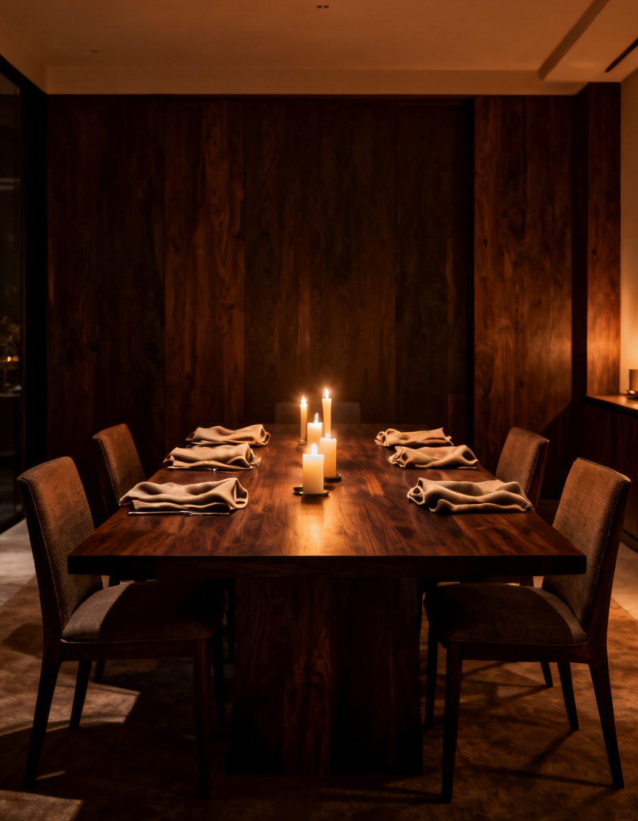 Kern Dark Oak Dining Table