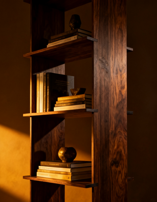Holt Walnut Shelving Unit